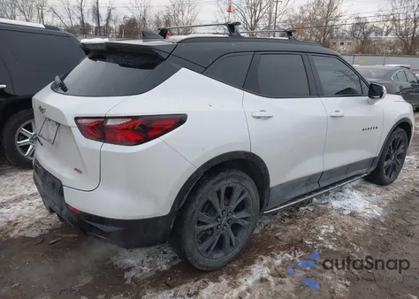 2022 Chevrolet Blazer Awd Rs из США, поврежденный, VIN 3GNKBKRS3NS130428